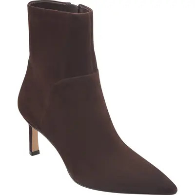 Marc Fisher LTD Sasha Pointed Toe Bootie in Dark Red at Nordstrom, Size 9.5 | Nordstrom