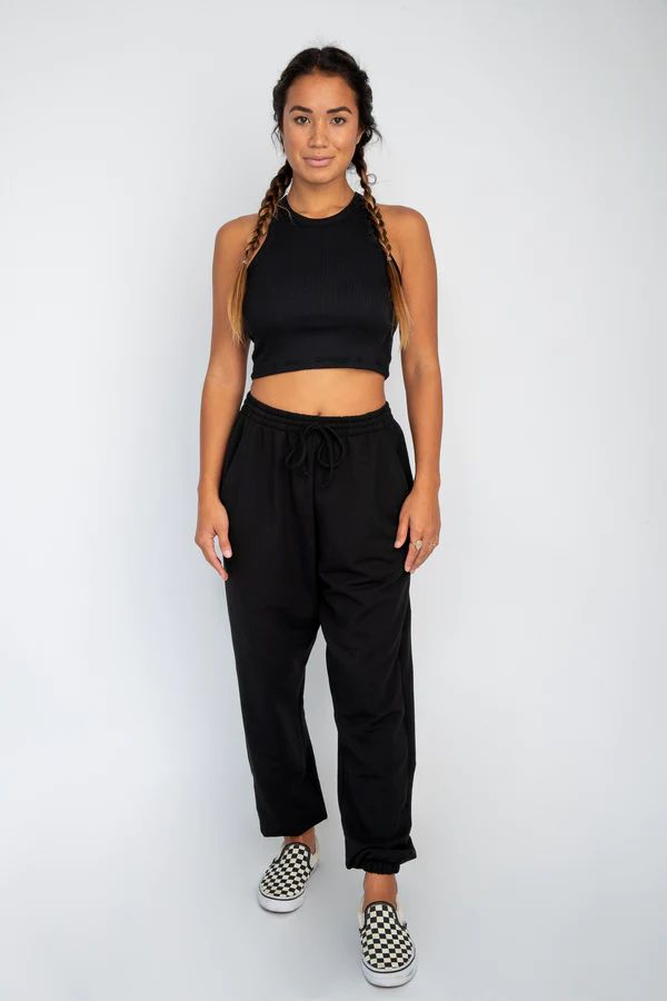 CLOUDLUX Rocky Sweatpants - Black | Skatie LLC