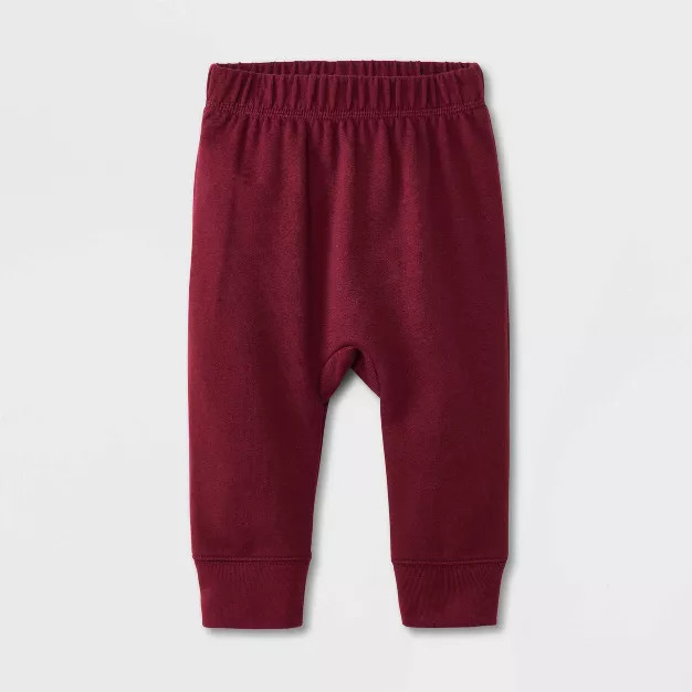 Baby Boys' Jogger Pants - Cat & Jack™ Maroon | Target