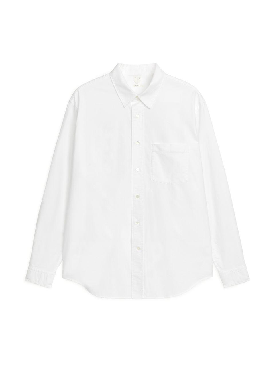 Relaxed Oxford Shirt - White | ARKET (US&UK)