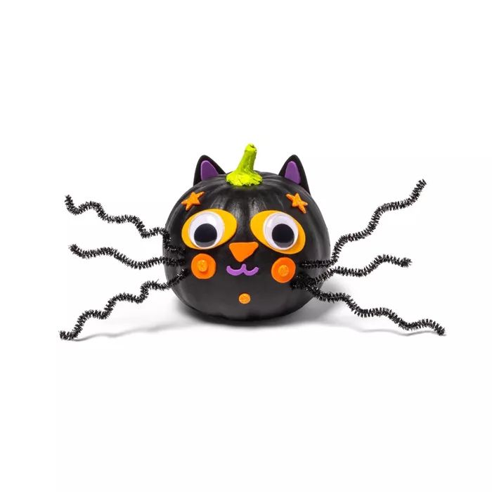 Paper Mache Pumpkin Craft Kit Cat - Mondo Llama™ | Target