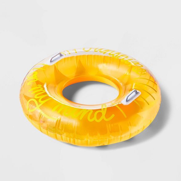 Sunshine On My Swim Tube 33" Water Float - Sun Squad™ | Target