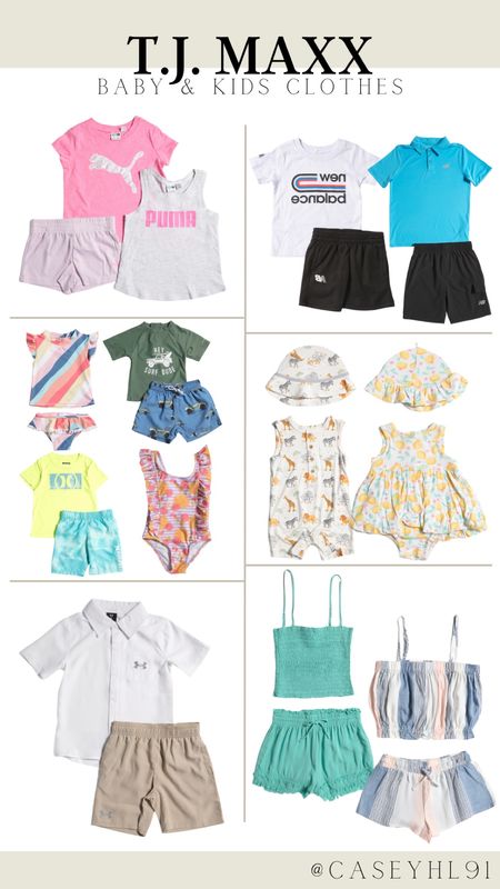 Great summer options on baby & kids clothes at T.J. Maxx! 

#LTKSeasonal #LTKBaby #LTKKids