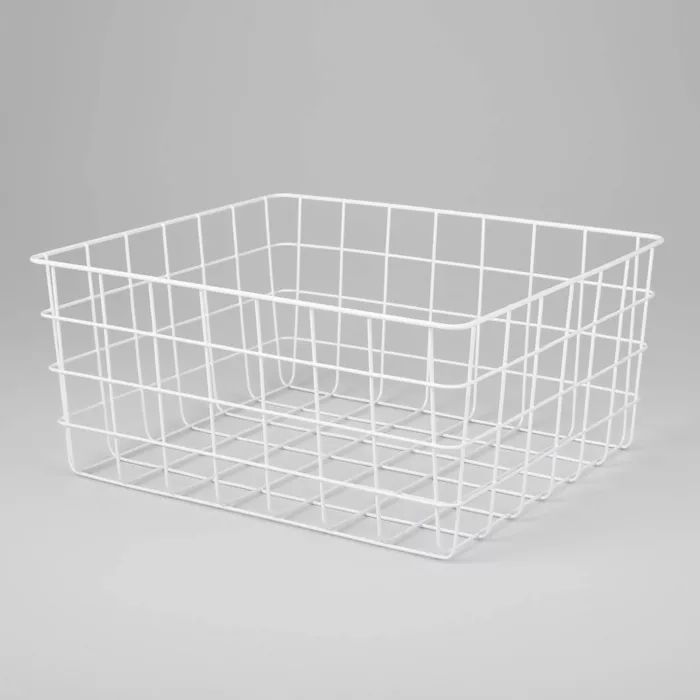 13" Rectangular Wire Decorative Basket - Brightroom™ | Target