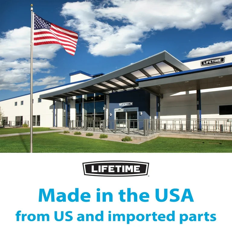 Lifetime 44-Inch Impact Portable Basketball Hoop with Telescoping Adjustment & Classic Rim – Mo... | Walmart (US)