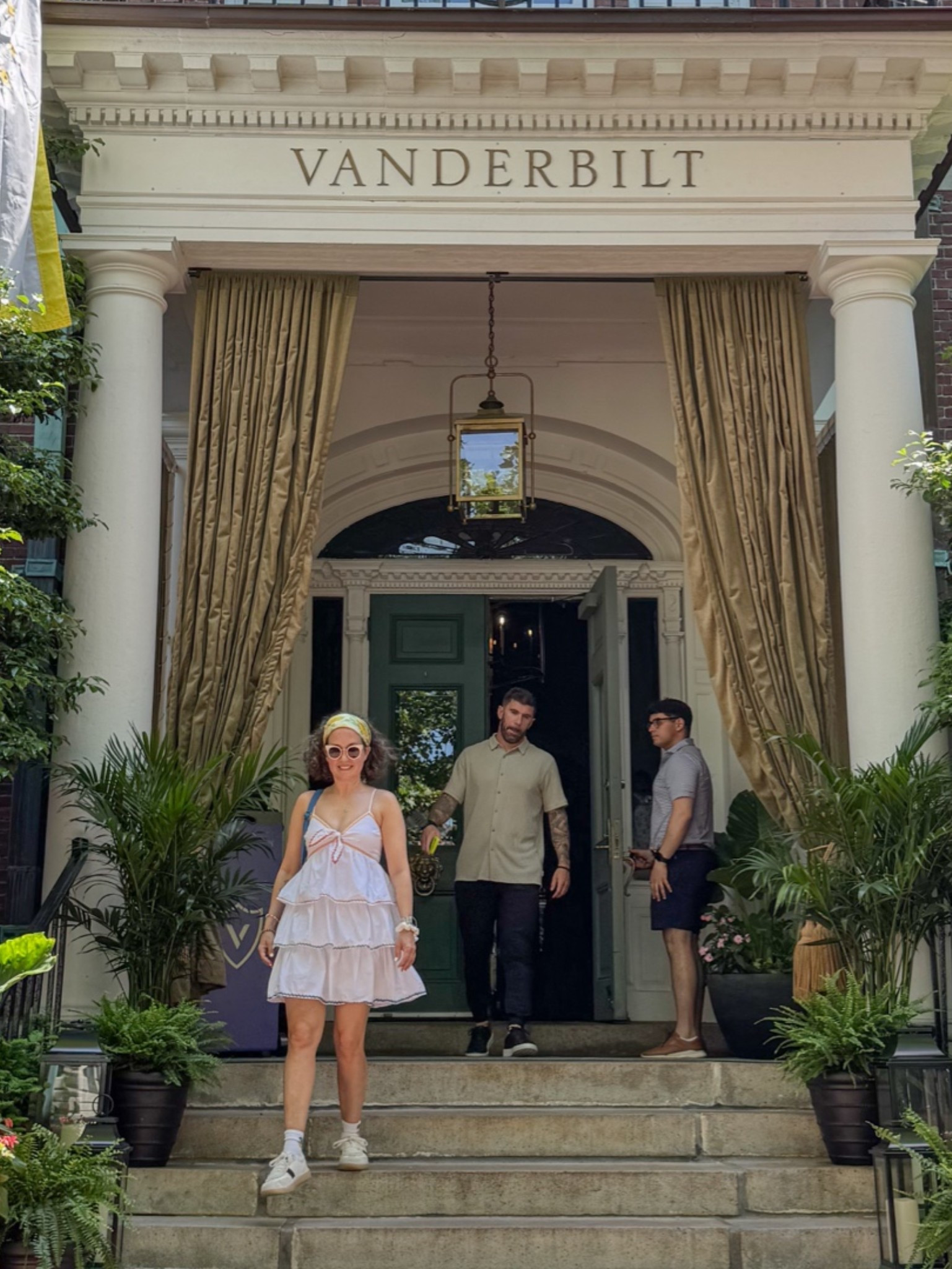 What I wore walking around Newport RI on a hot day. 
Summer dress\ English Factory tiered dress, Max Mara sunglasses, hair scarf from Anthropologie

#LTKdayinmylife #LTKootd #LTKOver40
