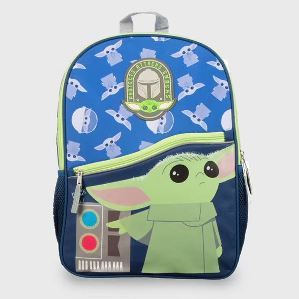 Star Wars: The Mandalorian 16'' Kids' Backpack - Blue | Target