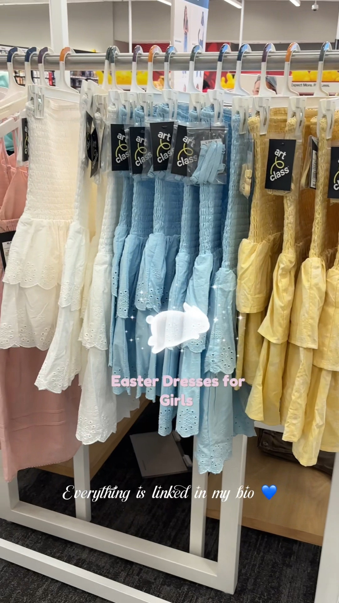 Spring dress season is here and this girls floral smocked tiered dress from Target is the sweetest Easter outfit option 🌸🐣 Available in yellow, white, and blue, this lightweight spring dress is perfect for Easter Sunday, family photos, church, school spring programs, and egg hunts. The smocked bodice and tiered skirt give it that classic, timeless look while still being affordable and easy to wear. If you’re searching for girls Easter dresses, toddler Easter outfits, spring family photo dresses, or budget-friendly kids holiday outfits, this is such a good find. Linking all colors in my LTK! 💛🤍💙

#LTKkids #LTKspring #TargetFinds #GirlsEasterDress #EasterOutfitIdeas #SpringStyle #KidsFashion #AffordableStyle

#LTKmomlife #LTKSpringSale #LTKKids