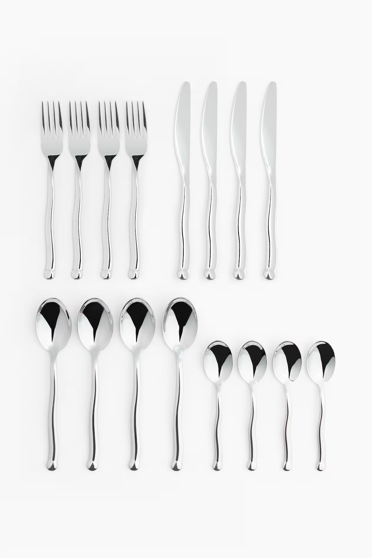16-Piece Stainless Steel Cutlery Set | H&M (US + CA)