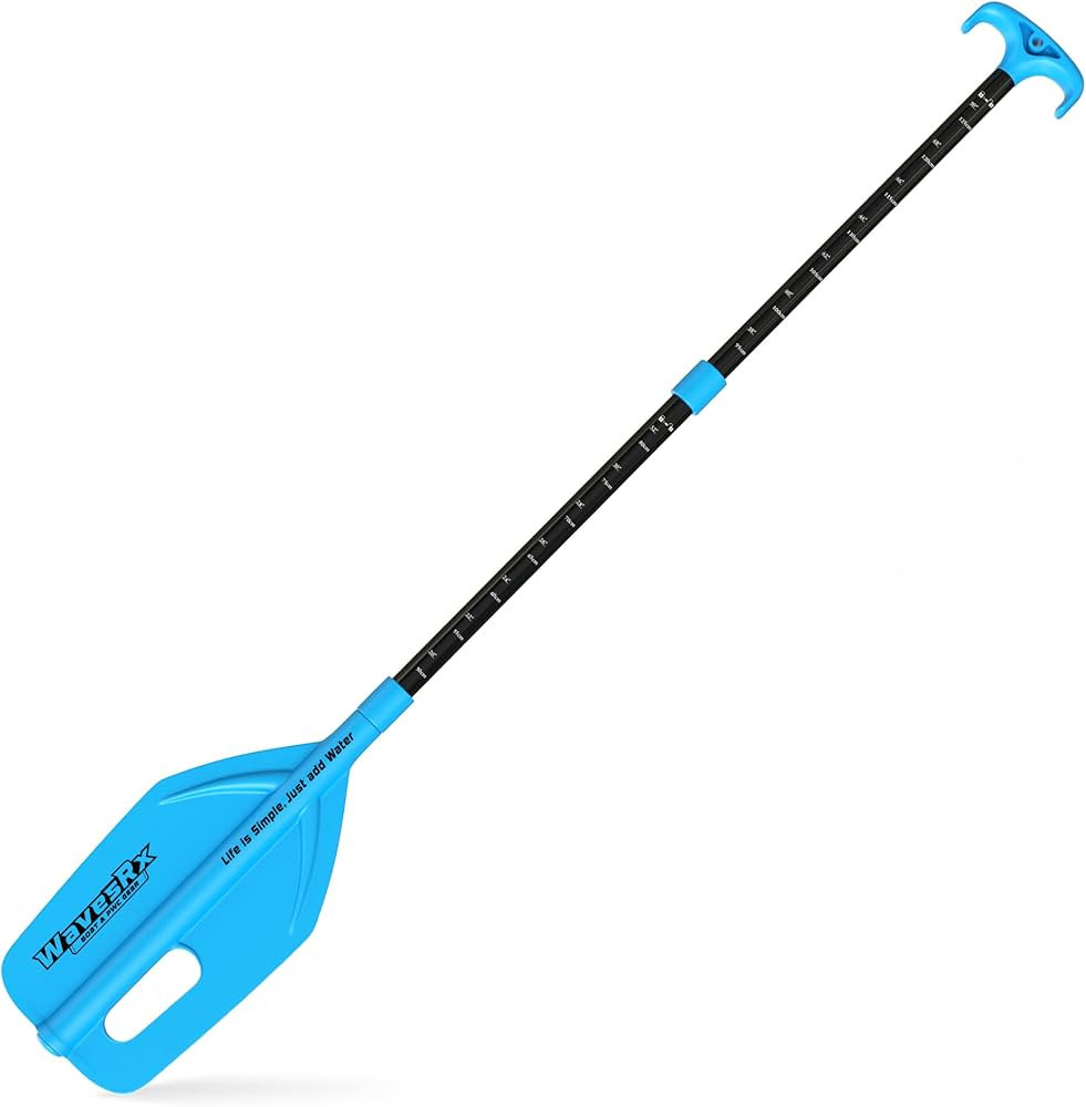 WAVESRX Telescoping Paddle with Docking Hook & Depth Gauge - Adjustable 24" to 54" Collapsible Em... | Amazon (US)