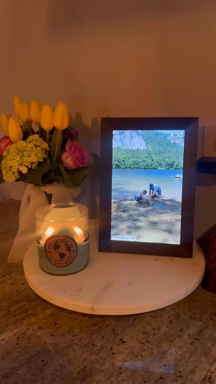 I wish I got one of these a long time ago! Literally my new favorite thing in my house , if you don’t have don’t have a digital picture frame get one asap 🤍 yes you can also do videos!!

Makes the best gift! 

Mother’s Day gifts
Home finds
Gifts for her
Gifts for him


#LTKWatchNow #LTKGiftGuide #LTKHome