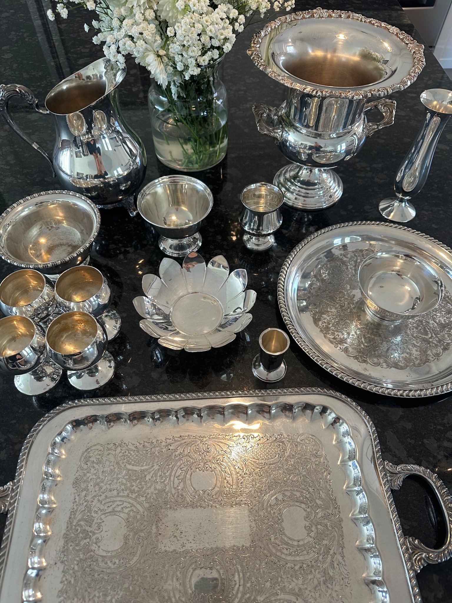 So impressed with the Weiman Silver wipes! Spent some time this morning cleaning up our silver plated decor before baby arrives🥰🍼 

#LTKHome #LTKFindsUnder50 #LTKFamily