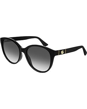 Gucci GG0631S 001 Black GG0631S Cats Eyes Sunglasses Lens Category 3 Size 56mm | Amazon (US)