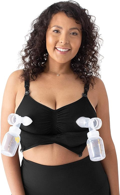 Kindred Bravely Sublime Hands Free Pumping Bra | Patented All-in-One Pumping & Nursing Bra with E... | Amazon (US)