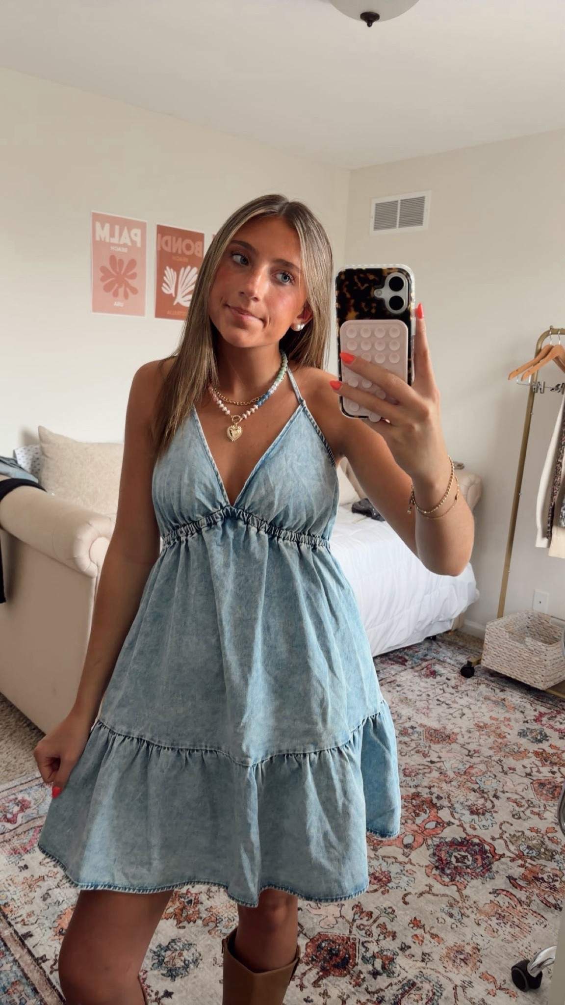 The perfect denim dress for an easy fall outfit. I love how effortless it looks while still feeling put together, and it can easily be styled with sneakers, boots, or your favorite fall accessories. This is such a versatile piece to have in your closet because you can wear it on its own or layer it with a cardigan or jacket as the weather gets cooler.

#LTKFinds #LTKFall #AmazonFashion #FallOutfit #FallFashion #DenimDress #DenimStyle #CasualFallStyle #FallStyle #AffordableFashion #EverydayOutfit #FallWardrobe #StyleInspo
 

 #LTKdayinmylife #LTKootd #LTKU