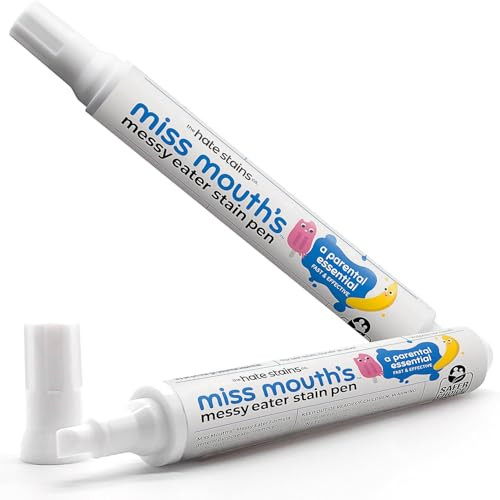 Miss Mouth's Messy Eater Stain Treater Pen - 2 Pack To Go Instant Stain Remover Pen - Newborn & Baby Essentials - On-The-Go & Travel Essentials | Amazon (US)