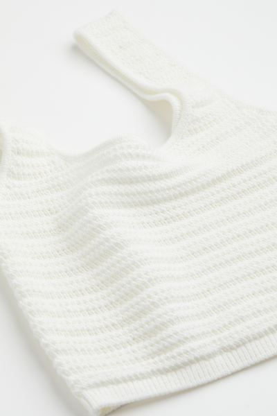 Knitted cropped top | H&M (US + CA)