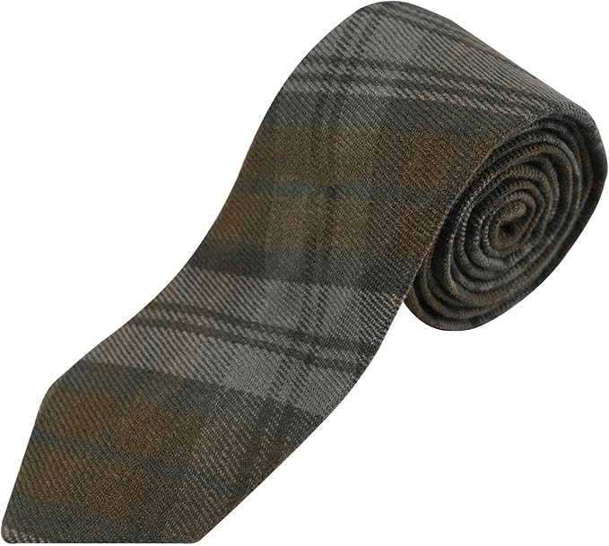 Neck Ties for Men, Tartan kilt Check Tie, Scottish Highland Tartan Neckties, Acrylic Clan Wool Me... | Amazon (UK)