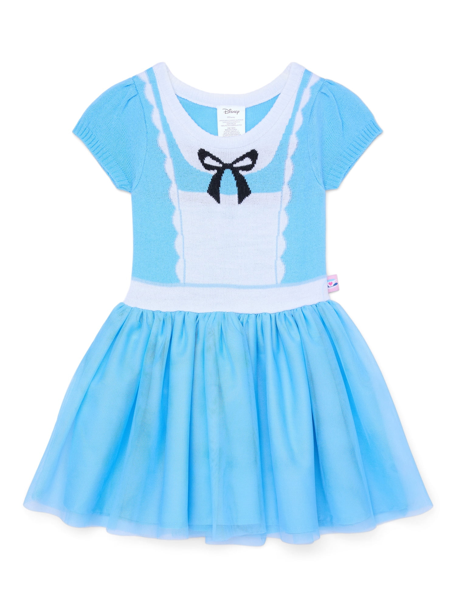 Disney Alice in Wonderland Toddler Girl Cosplay Dress, Sizes 12M-5T - Walmart.com | Walmart (US)