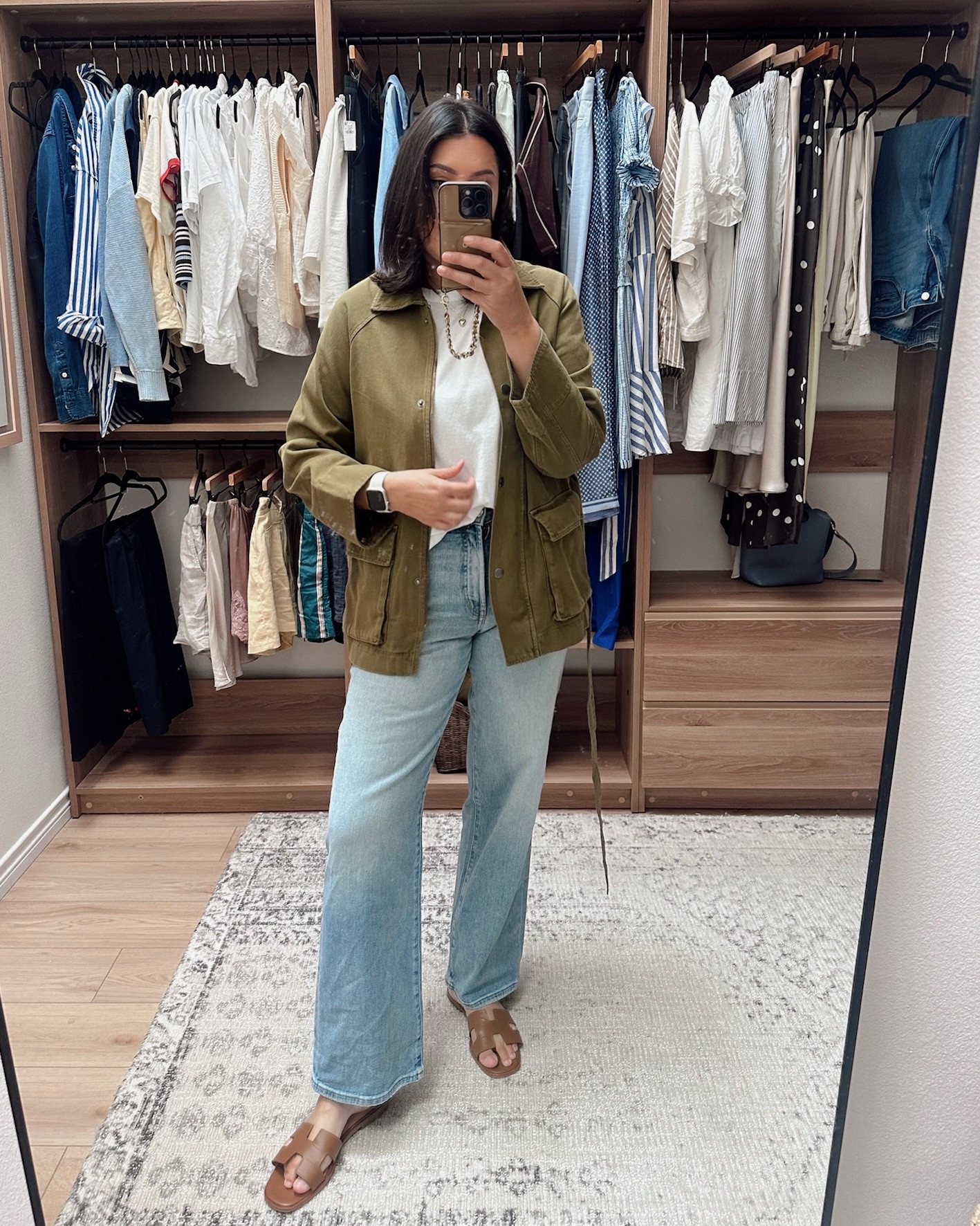 Ok so this jacket is my number one recommendation today! It’s a great jacket in general, i’m a bit shocked it’s from Old Navy! It’s a nice quality, thicker fabric with some stretch and structure. The fit is relaxed, maybe even slightly oversized because I’m in the medium here. I’ts a mid-weight, great for fall / early winter for us Texans. 

My jeans are @Madewell madewell! They’re 20% off this weekend! I’m in the 30s.

#LTKxMadewell
