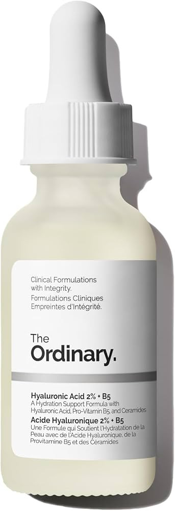 The Ordinary Hyaluronic Acid 2% + B5 (with Ceramides), Multi-Depth Hydration Serum for Plumper, S... | Amazon (US)