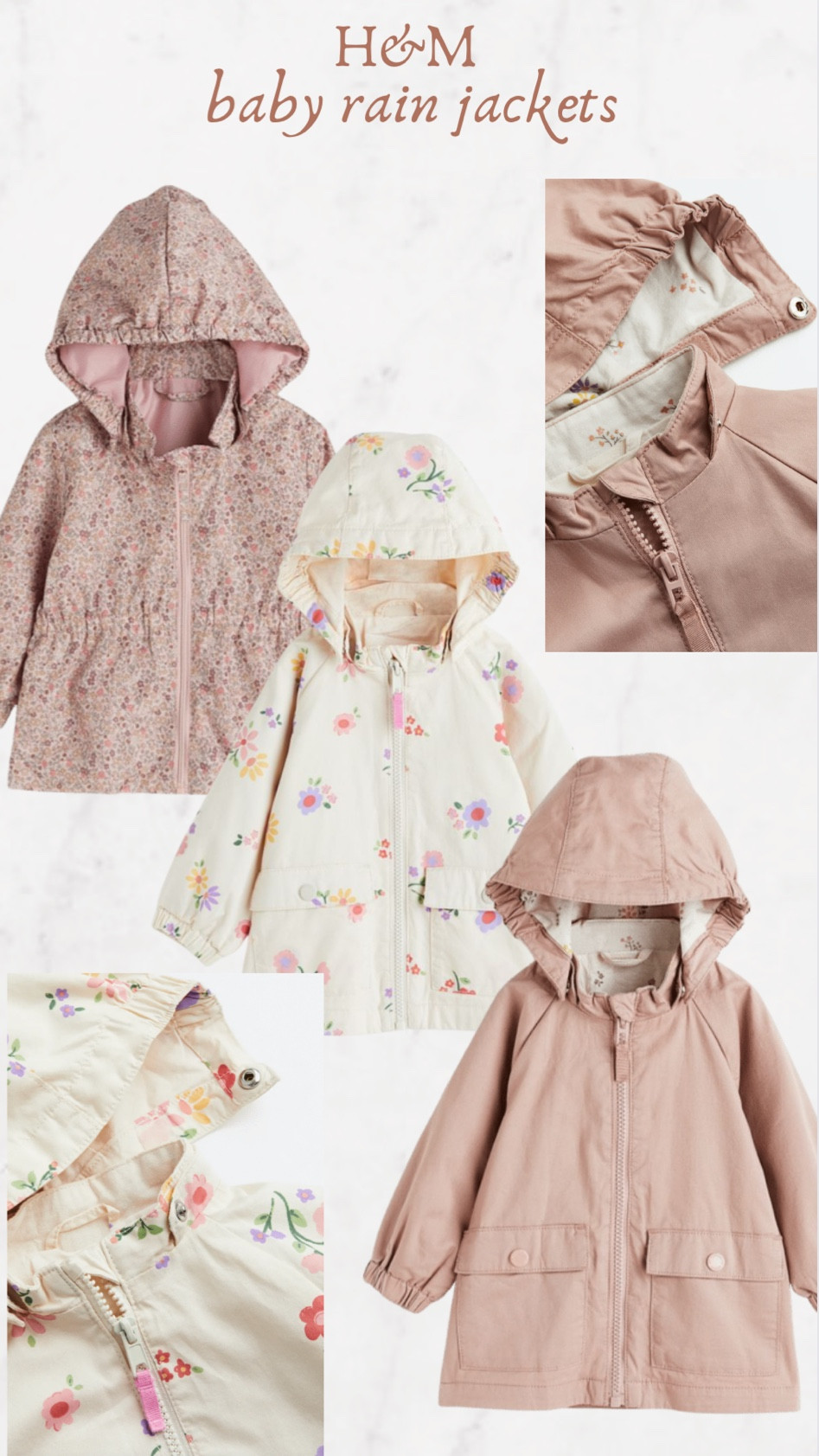 Baby girl hot sale rain jacket