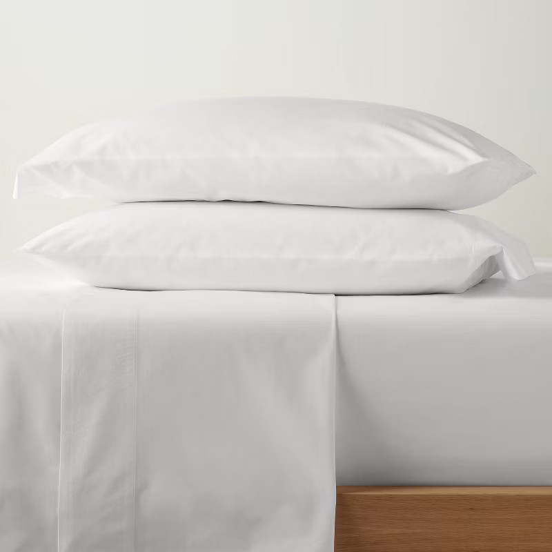 Washed Supima Percale Solid Sheet Set - Casaluna™ | Target