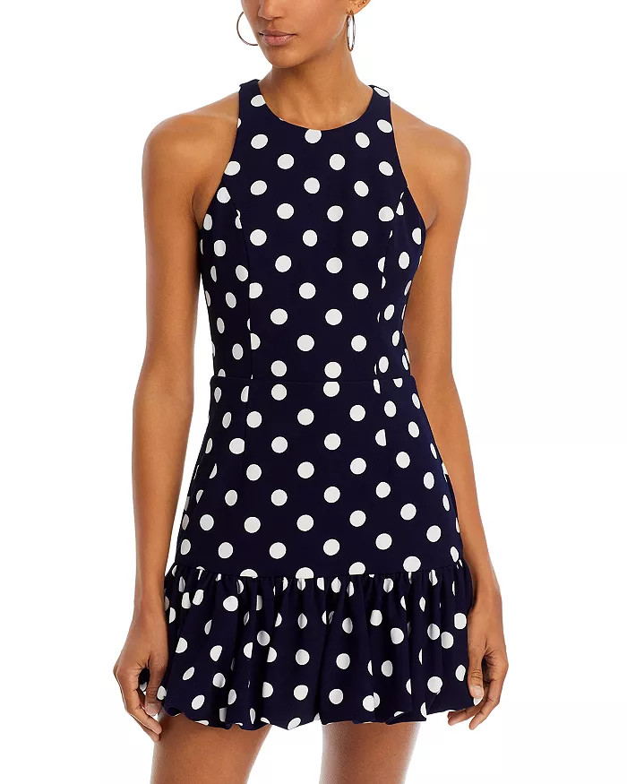 Polka Dot Bubble Hem Mini Dress - 100% Exclusive | Bloomingdale's (US)