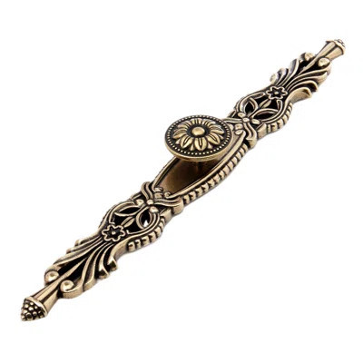 5PCS Knobs Handles With Plate, 10.2" Antique Bronze Cabinet Pulls, Vintage Knobs For Drawer Furniture Door Bedroom Kitchen Cupboard With 15 Screws | Wayfair North America