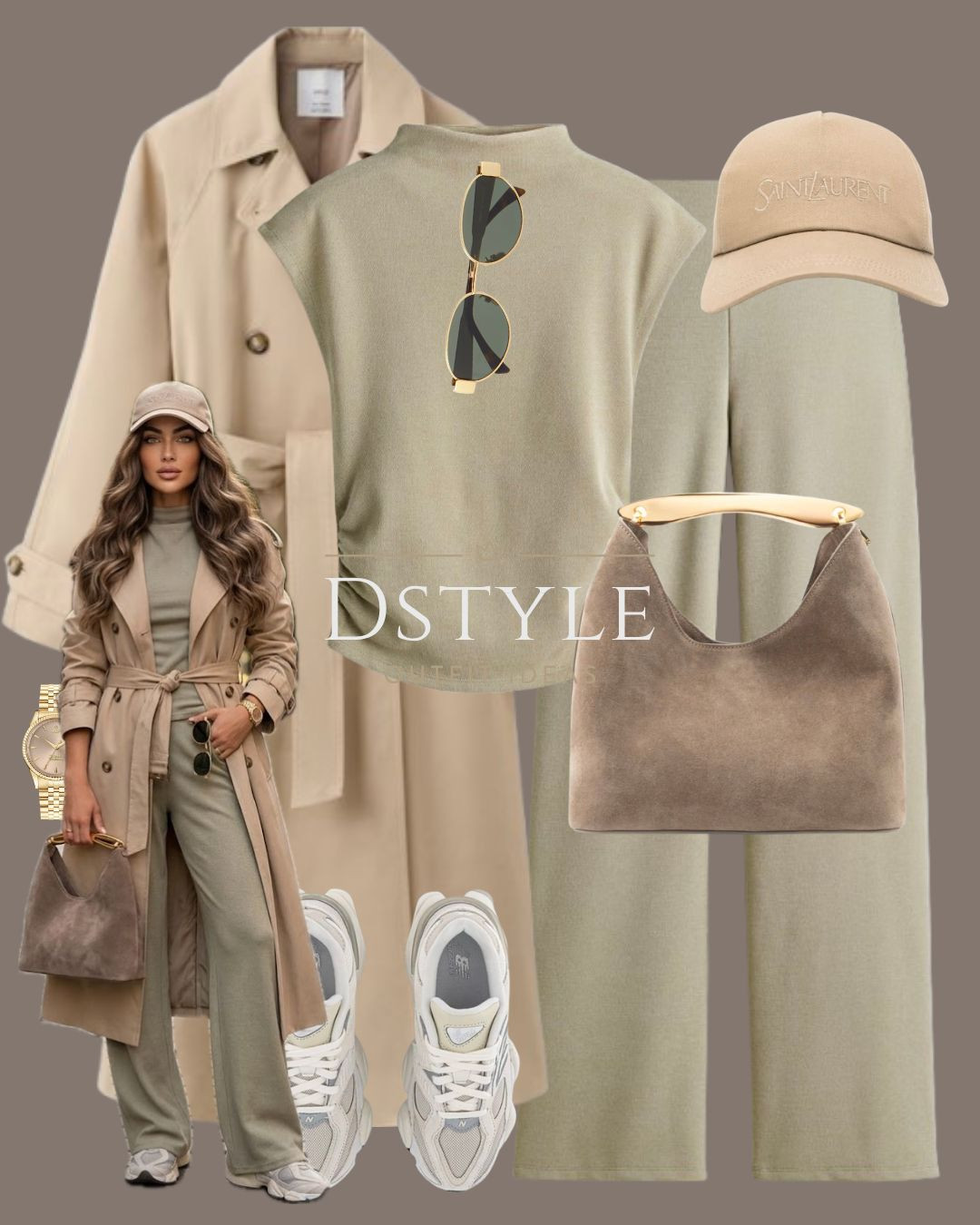 The ultimate airport outfit or city stroll uniform. ✈️ This monochromatic sage set paired with a classic trench coat is the perfect mix of comfort and polish. Adding a baseball cap and chunky sneakers keeps it feeling modern and fresh.

The ultimate airport outfit or city stroll uniform. ✈️ This monochromatic sage set paired with a classic trench coat is the perfect mix of comfort and polish. Adding a baseball cap and chunky sneakers keeps it feeling modern and fresh. 

 

#LTKootd #LTKTravel