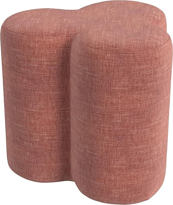 HomePop Upholstered Clover Shaped Ottoman (No Lid, Seat Only) | HomePop Home Décor | Foot Rest P... | Amazon (US)