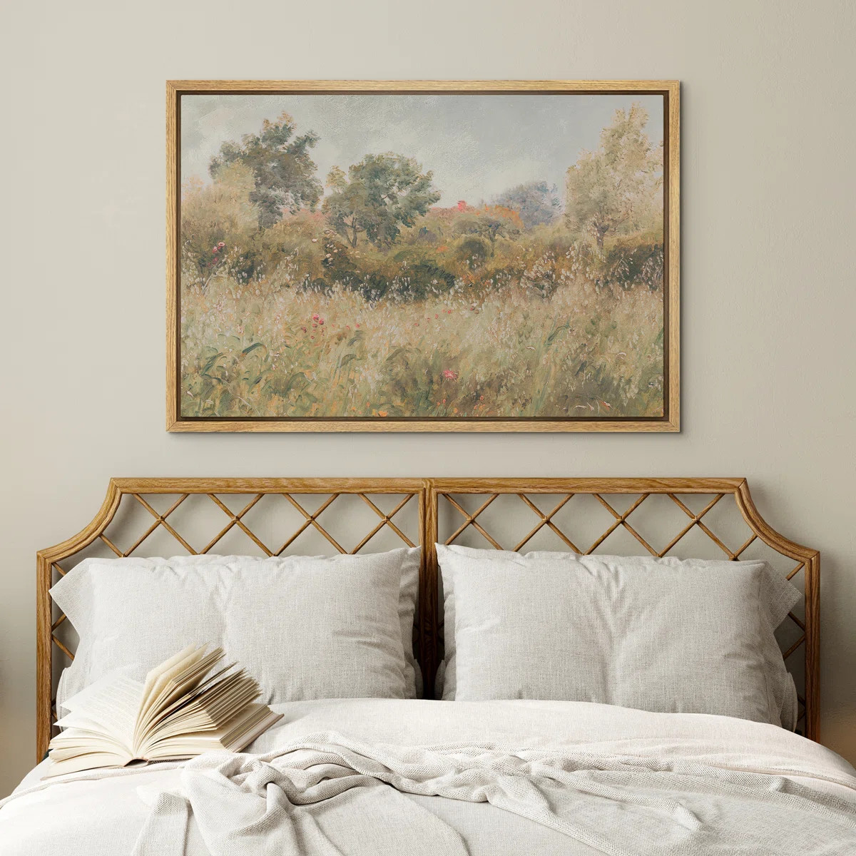 Wild Floral Illustrations Rustic French Countryside Bedroom Decor YUK61 | Wayfair North America