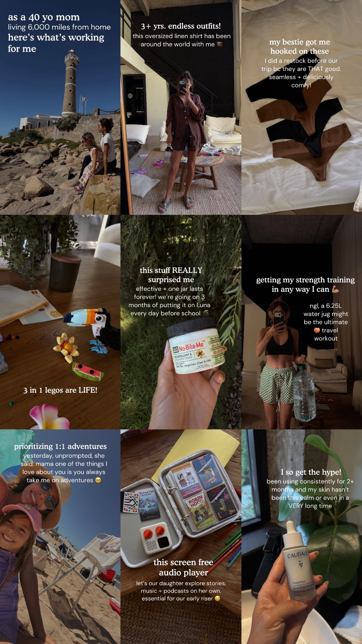 things thay are working for me rn: bug repellent, kids toys, legos, and more | rec the 7” shorts vs the 5” - I’m wearing 5” but have the 7” in black and prefer the longer length

#LTKdayinmylife #LTKTravel #LTKmomlife