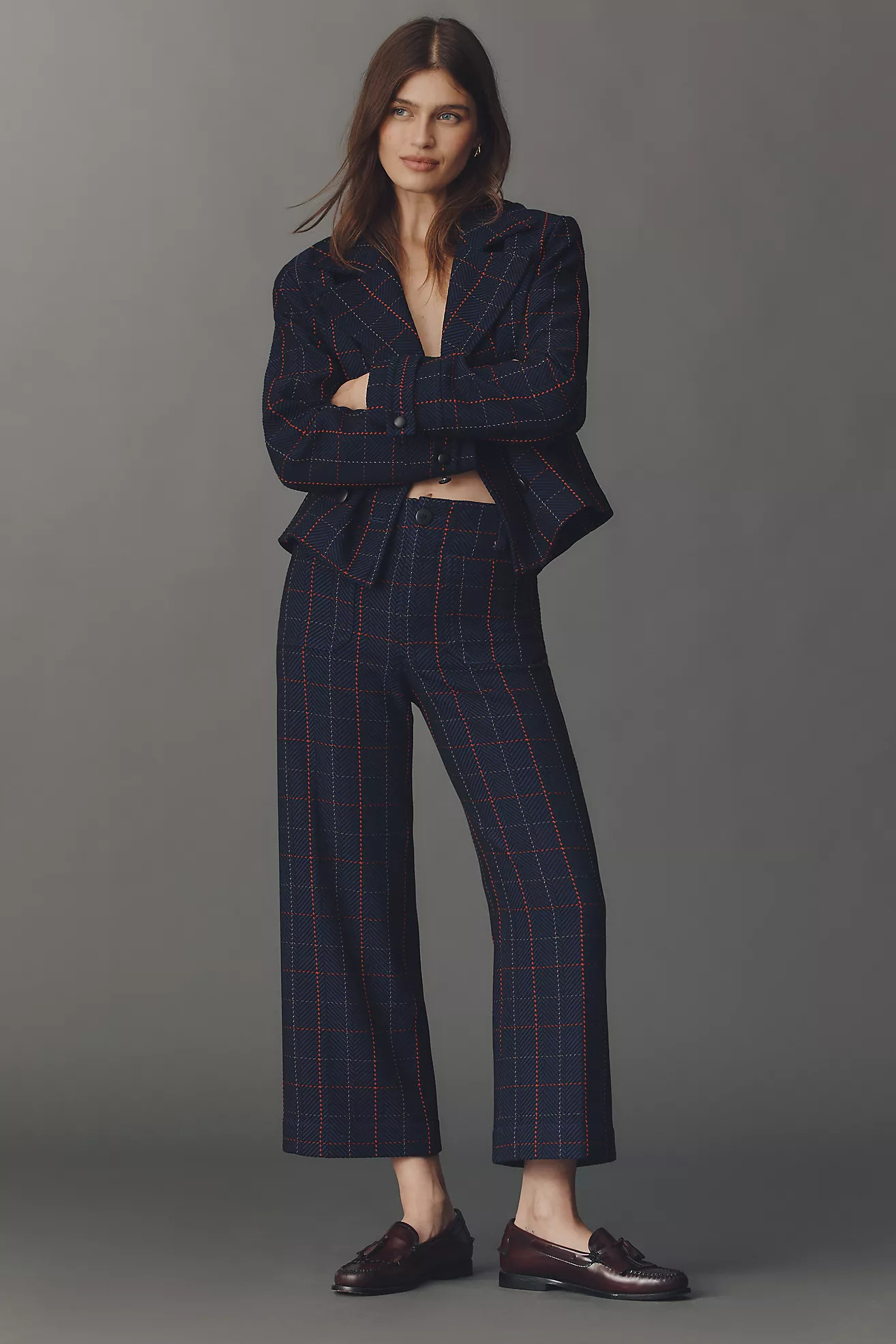 The @merricksart Colette Crop Knit Pants by Maeve | Anthropologie (US)