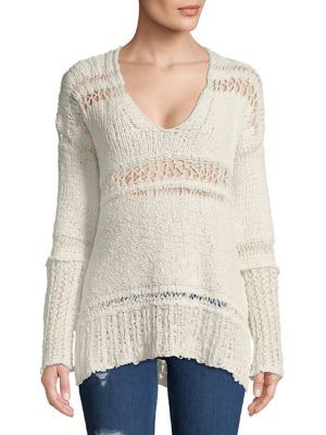 Free People - Belong to You Cotton Sweater | Lord & Taylor