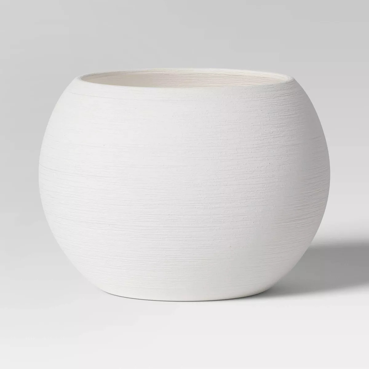 Small Ceramic Textured Planter White - Threshold™ | Target
