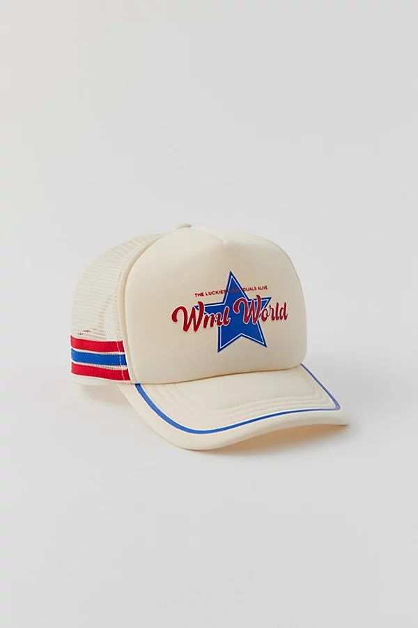 Wish Me Luck WML World Trucker Hat | Urban Outfitters (US and RoW)