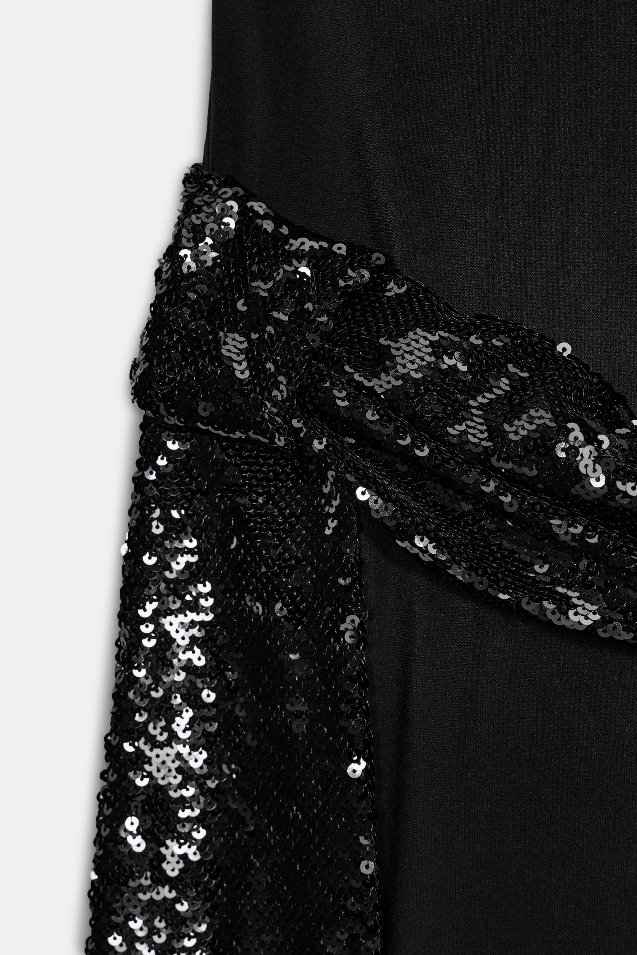 SEQUINNED WAISTCOAT MIDI DRESS | Zara UK