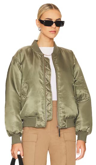 Leon Bomber in Army Green | Revolve Clothing (Global)