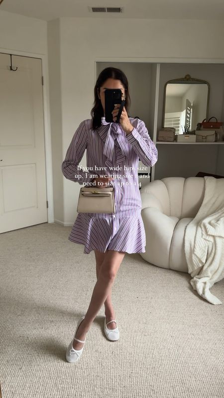 Sprin summer dress outfit. ❗️Use code MOM for extra 25% off on dress and mesh ballet flats!! 
➡️Lauren by ralph lauren dress , wearing size 2 but my size is 4. I feel size 2 was tight at my hips section. 
➡️white mesh ballet flats , these truly are comfortable, these ones are true to suze.
➡️Amaxon bag, this is under $60, price changed
.
➫ MY BODY MEASUREMENTS FOR YOUR REFERENCE
Bra: 32C (81 cm)
Waist:26" (66 cm)
Hips: 38" (96.5 cm)
Height: 5'7" (170 cm)
