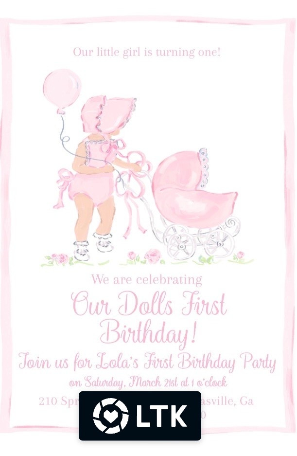 The cutest invitations!! 🩷
