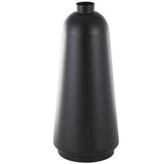Black Metal Vase with Narrow Opening By Ivory And Iris | 13" x 13" x 30.25" | Michaels® | Michaels Stores