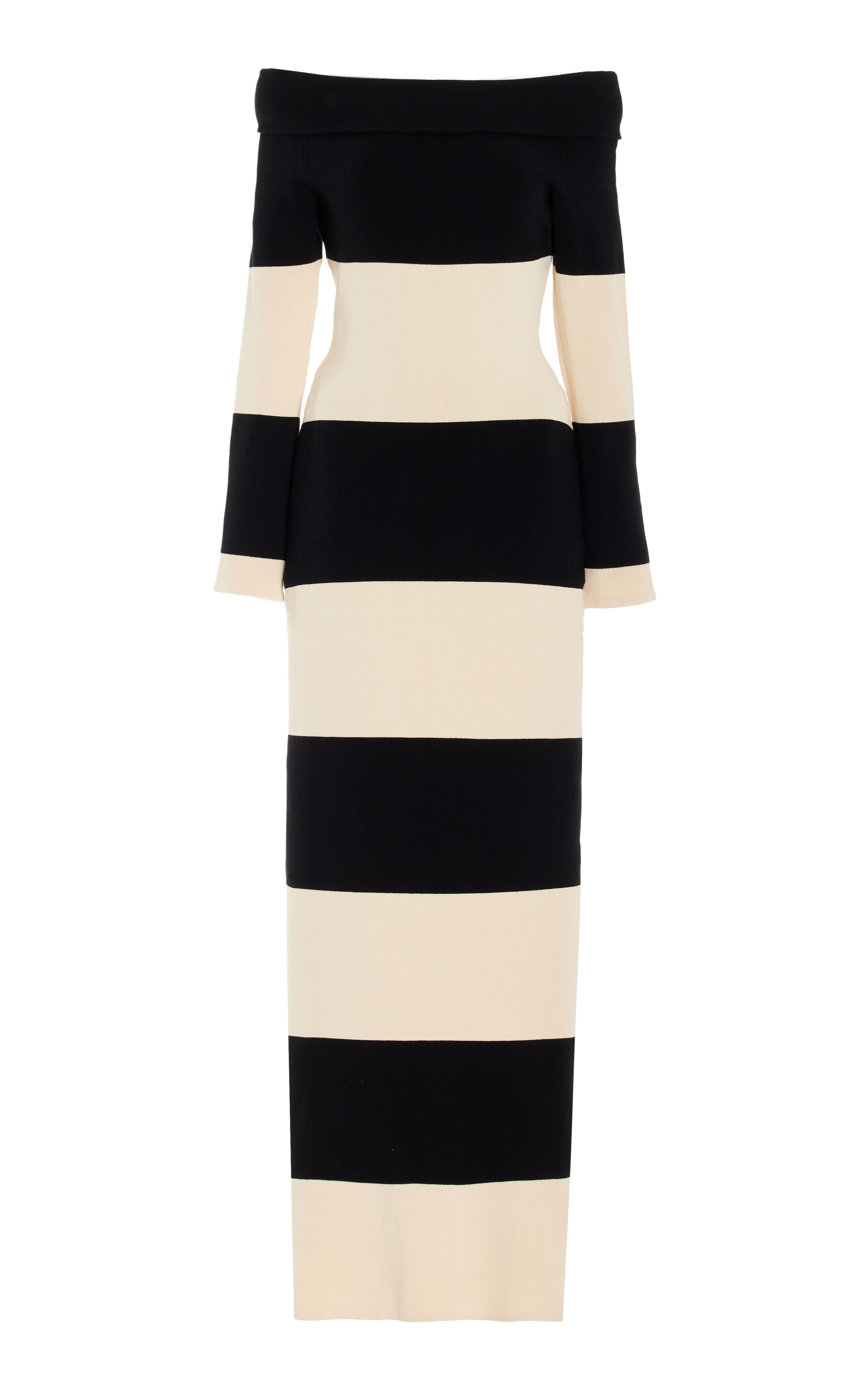 Theo Off-The-Shoulder Knit Maxi Dress | Moda Operandi (Global)