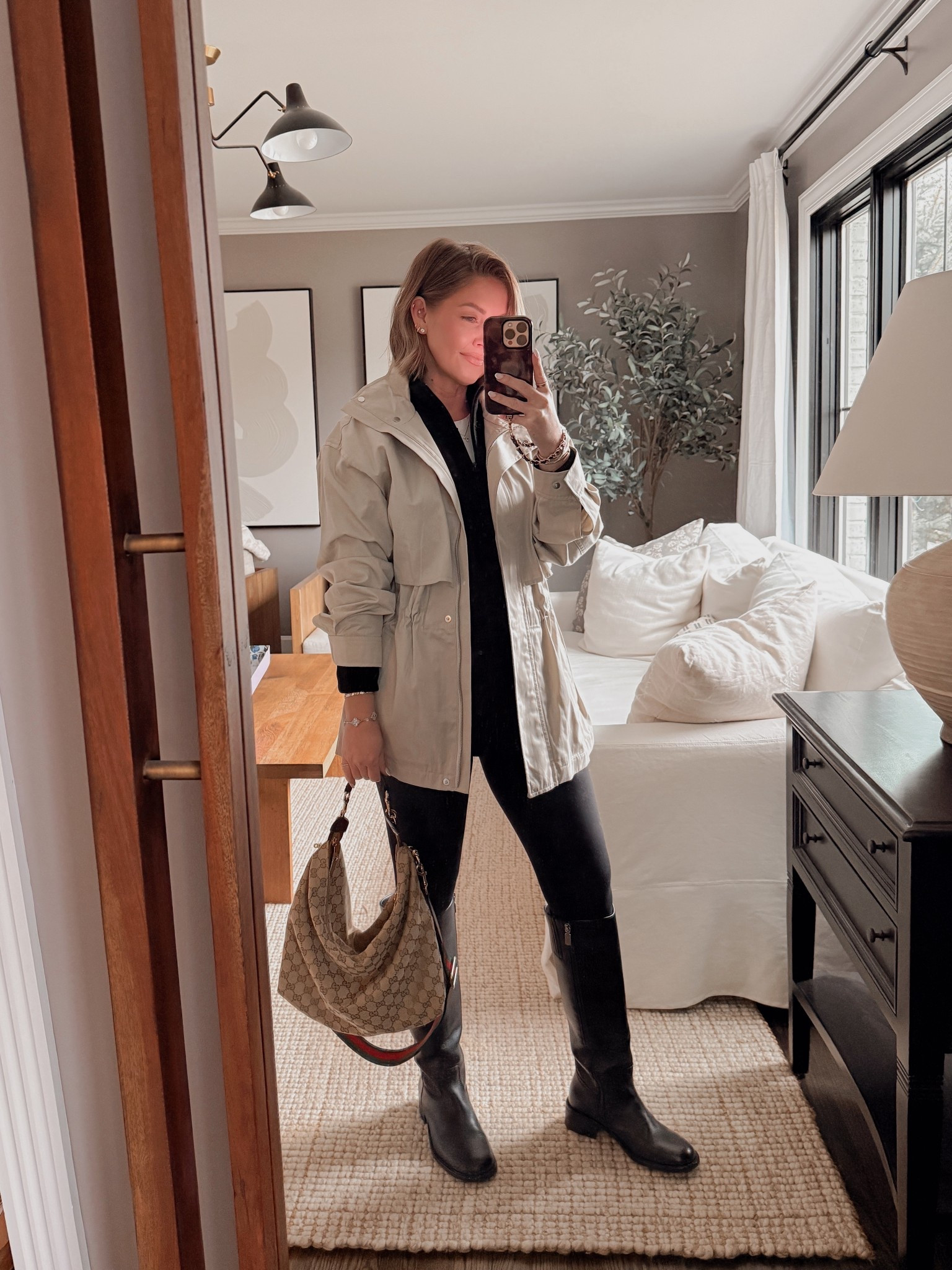 XS jacket / Small Amazon pullover / XS leggings / waterproof boots are true to size 🌧️

#LTKPetite #LTKSeasonal #LTKOver40