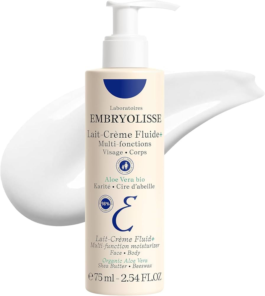 Embryolisse Lait-Crème Fluid+ Face & Body Cream, Multi-Use Lightweight Moisturizer with Shea But... | Amazon (US)