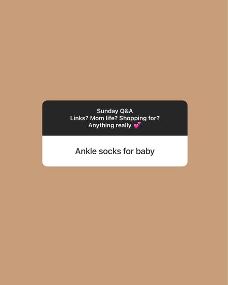 Favorite baby toddler socks 

#LTKbaby