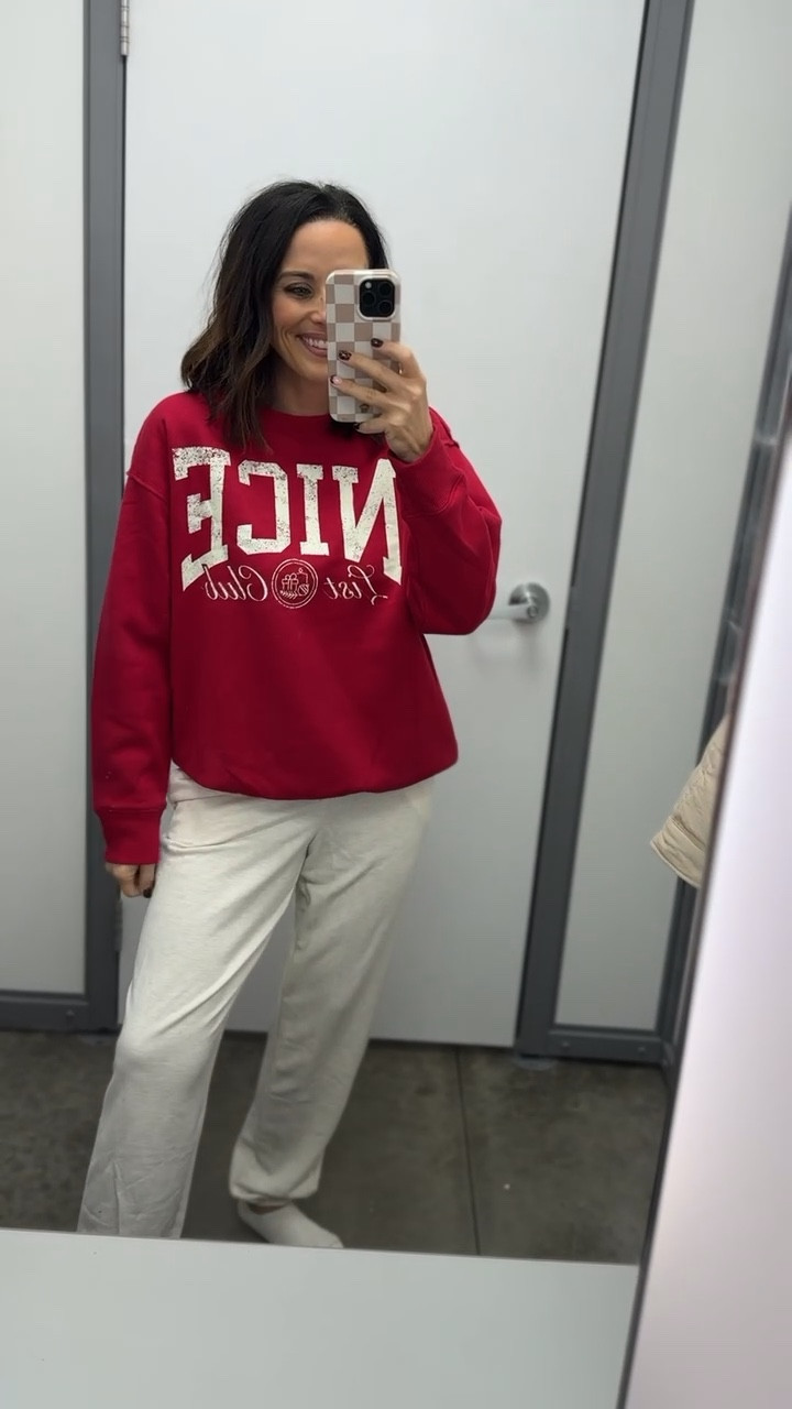 Okay y’all I always end up on Santa’s nice list which is why I got this cutie!! ❤️
The graphic sweatshirt is super soft and comfy, perfect to get your festive mood on! ✨

Commission Links - Walmart partner

Pullover, casual outfit, soft sweatshirt, Athleisure, travel look, festive outfit, Walmart finds, VintagePickin



#LTKSeasonal #LTKHoliday #LTKootd