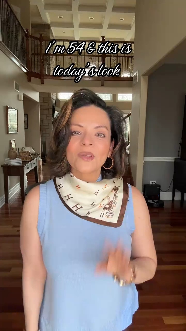 You can be over 50 and still love fashion.
Still wear the scarf.
Still wear that cute sweater.
Still show up put together.

#LTKWorkwear #LTKootd