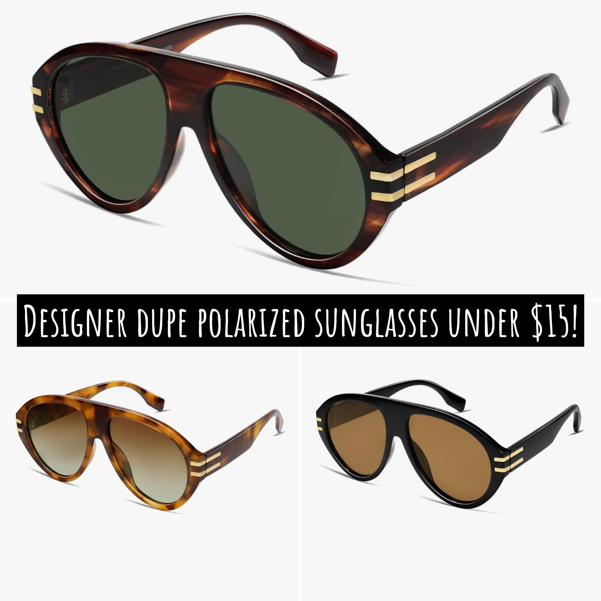 My favorite polarized sunglasses from Amazon that are a high fashion designer dupe! Under $15, 3 colorway options.

Tom ford, designer sunglasses


#LTKSeasonal #LTKmomlife #LTKFindsUnder50