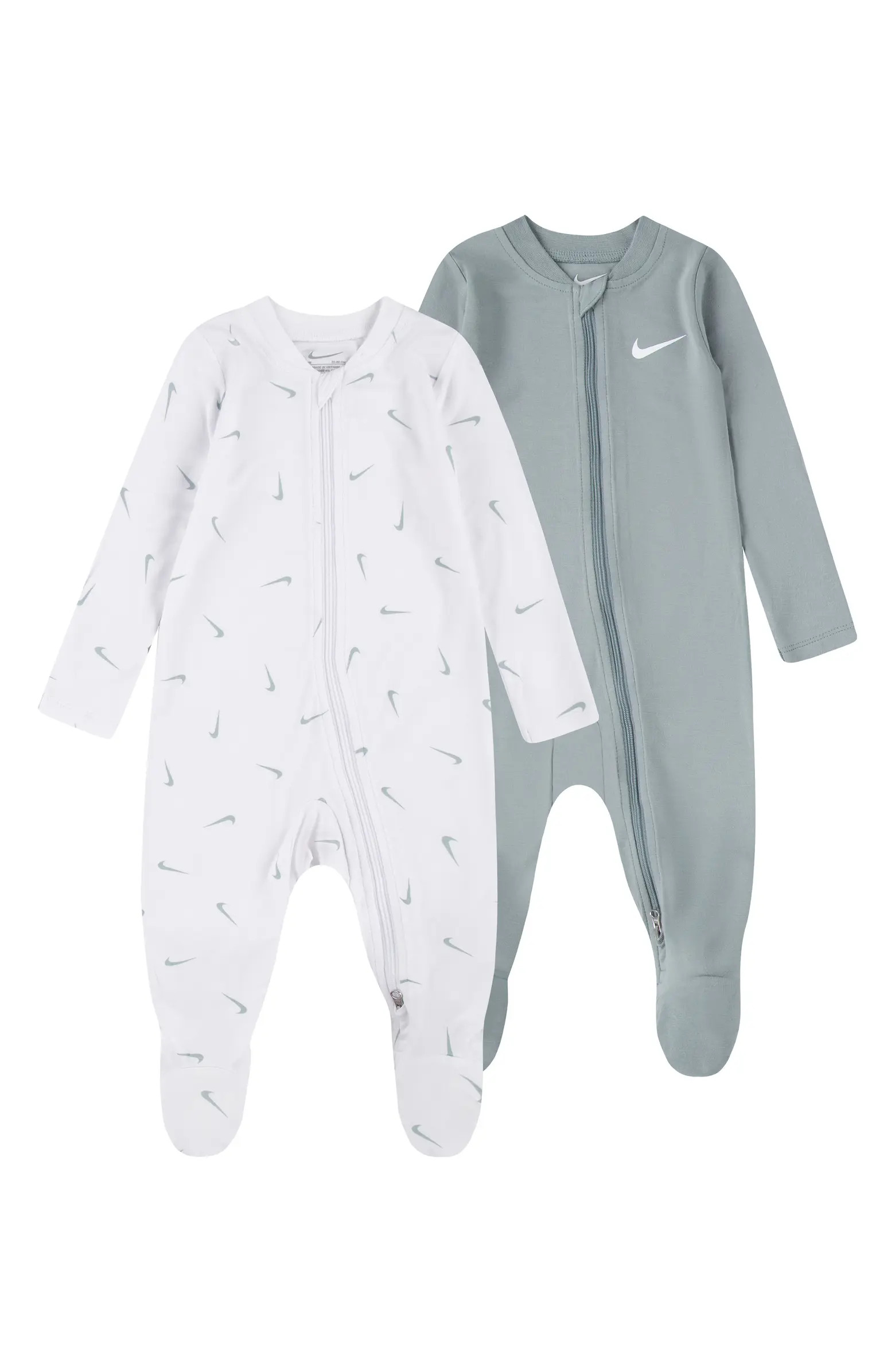 Nike Essential 2-Pack Zip Footies | Nordstrom | Nordstrom